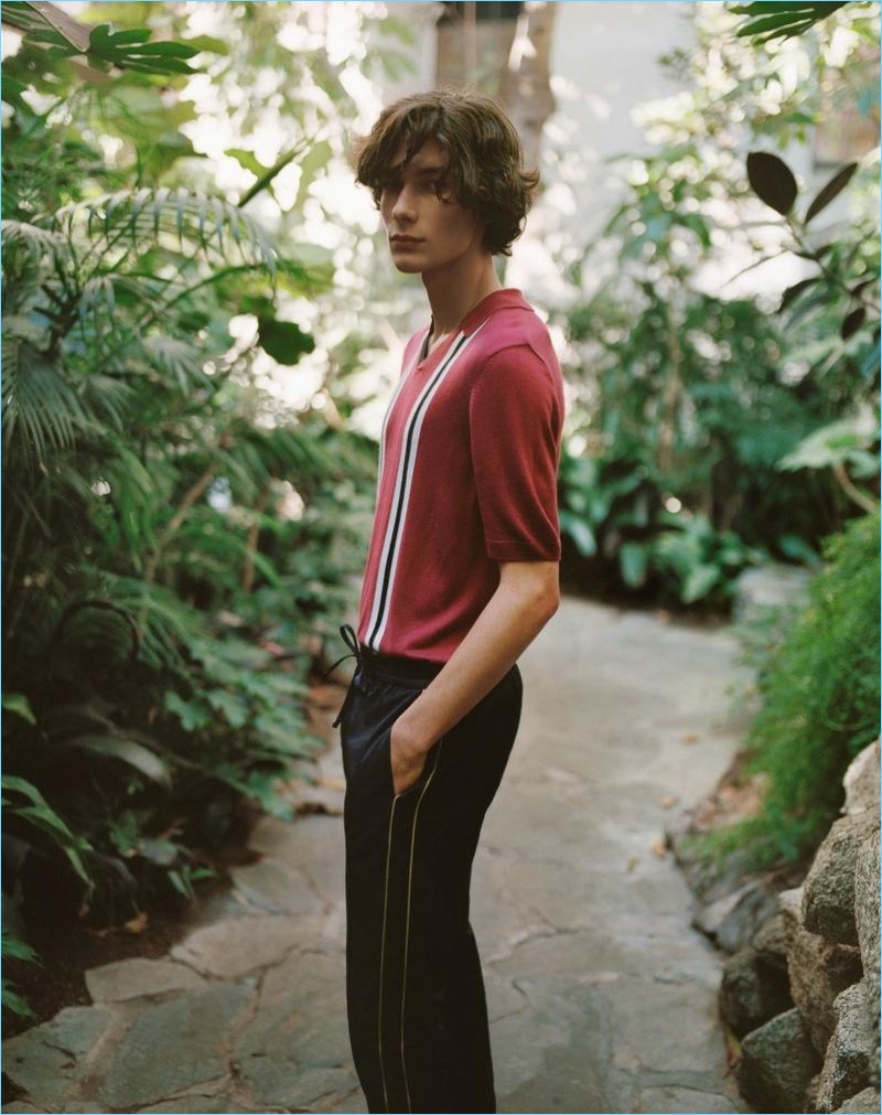 Theo Wenner photographs Anton Jaeger for Topman's spring 2018 campaign.