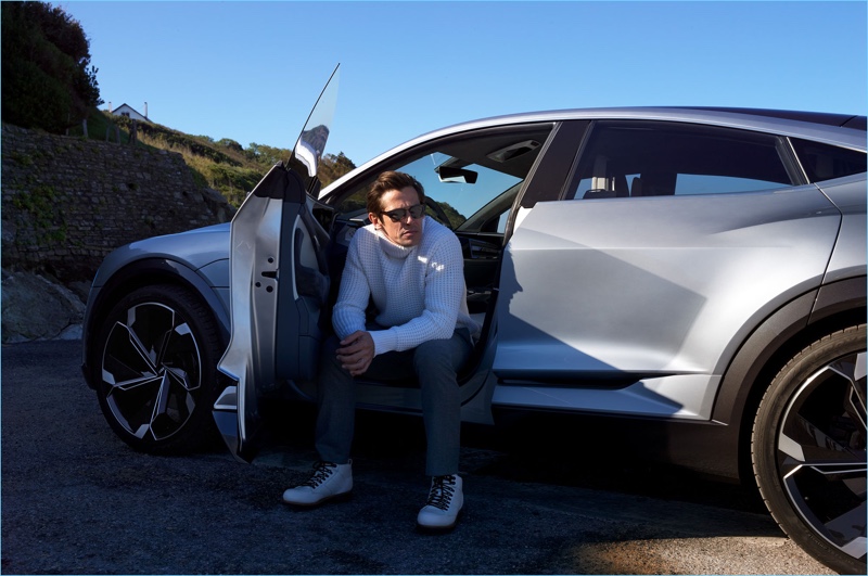 Werner Schreyer links up with Audi to test drive the Audi e-tron Sportback concept.