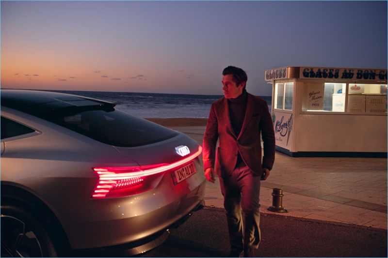 Audi connects with Werner Schreyer to promote the Audi e-tron Sportback concept.