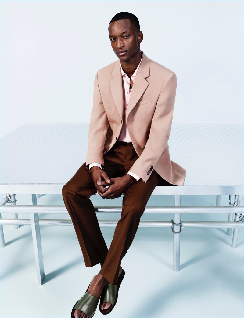 Oliver Kumbi stars in Zara Man's spring-summer 2018 campaign.