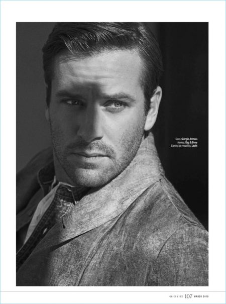 Armie Hammer 2018 GQ Mexico Cover Photo Shoot 005