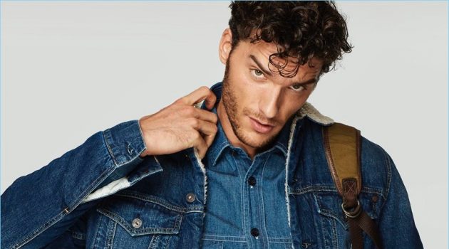 Aurélien Muller Doubles Down on Denim for Men's Health España