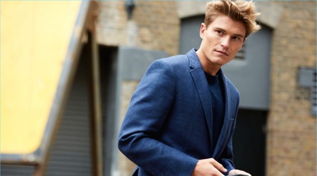 Oliver Cheshire Reunites with Marks & Spencer for Autograph Spring '18 Campaign Oliver Cheshire fronts Marks & Spencer's spring-summer 2018 Autograph campaign.