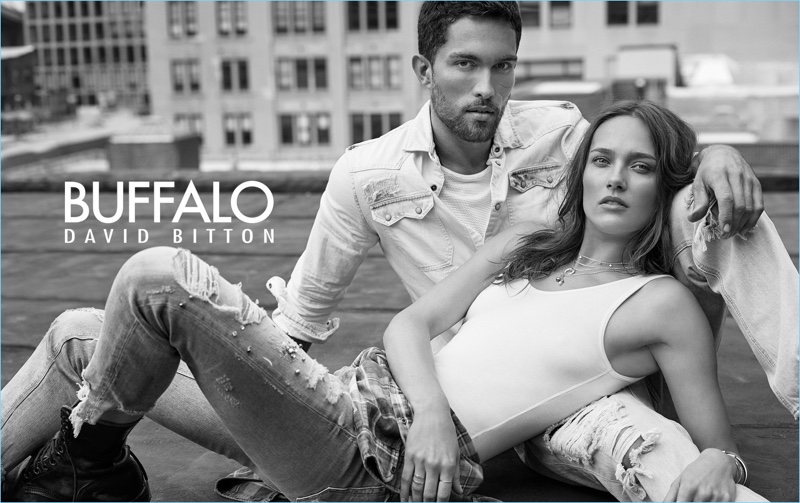 Models Tobias Sørensen and Karmen Pedaru come together for Buffalo David Bitton's spring-summer 2018 campaign. » Tobias Sørensen Reunites with Buffalo David Bitton for Spring '18 Campaign Models Tobias Sørensen and Karmen Pedaru come together for Buffalo David Bitton's spring-summer 2018 campaign.