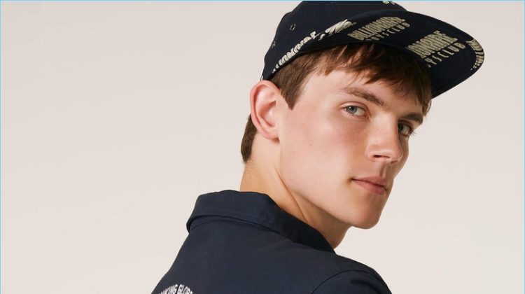 Callum Ward Rocks Logo Fashions for Harrods Magazine