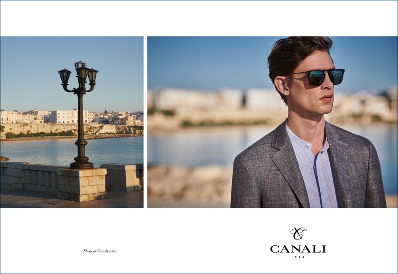 Canali taps Mathias Lauridsen as the star of its spring-summer 2018 campaign.