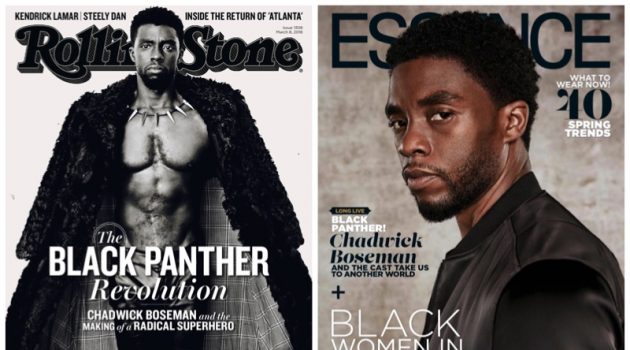 Chadwick Boseman covers the latest issues of Rolling Stone and Essence.