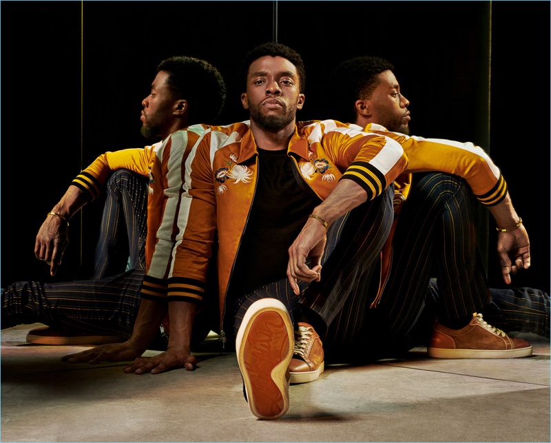 Dylan Coulter photographs Chadwick Boseman for ShortList magazine.