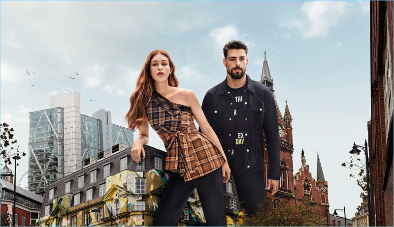 Marina Ruy Barbosa and Cauã Reymond and couple up for Colcci's fall-winter 2018 campaign.