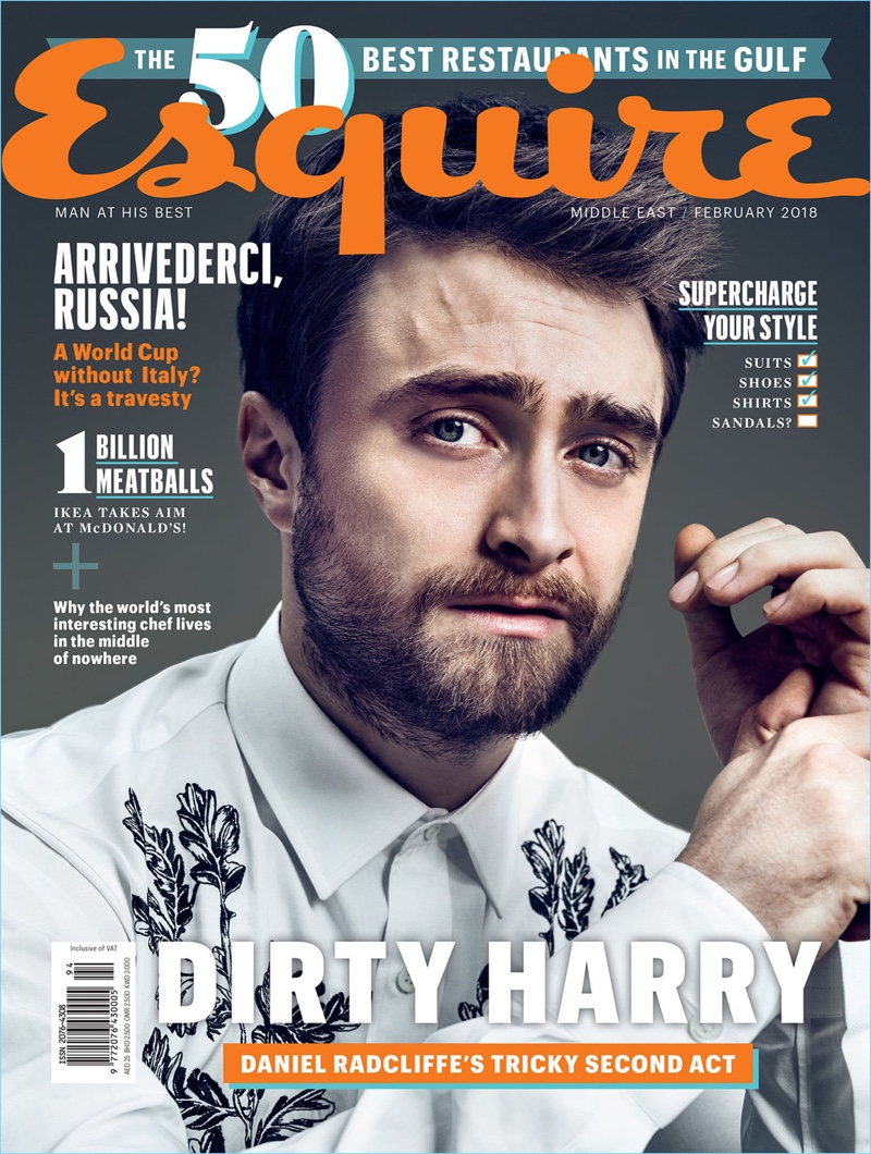Daniel Radcliffe covers Esquire Middle East. » Daniel Radcliffe Covers Esquire Middle East, Talks 'Jungle' Daniel Radcliffe covers Esquire Middle East.
