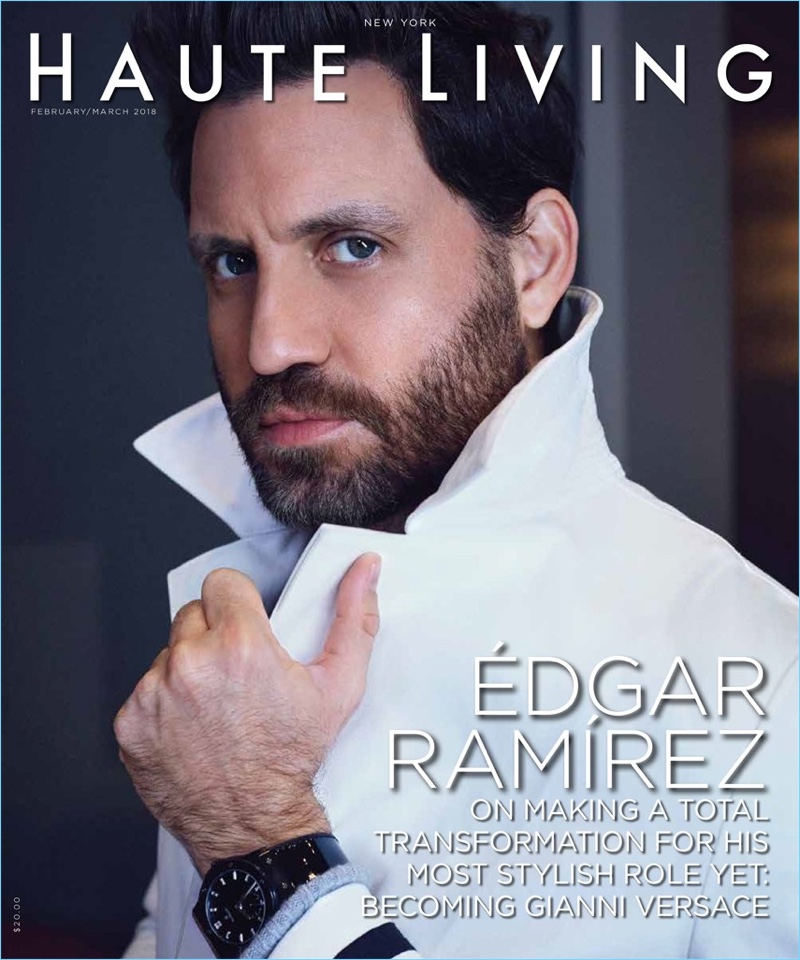 Edgar Ramirez covers the latest issue of Haute Living.