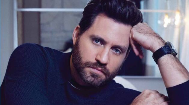 Edgar Ramirez Covers Haute Living, Discusses Playing Gianni Versace Michael Schwartz photographs Edgar Ramirez in an Ermenegildo Zegna sweater. Ramirez also sports a Hublot watch.