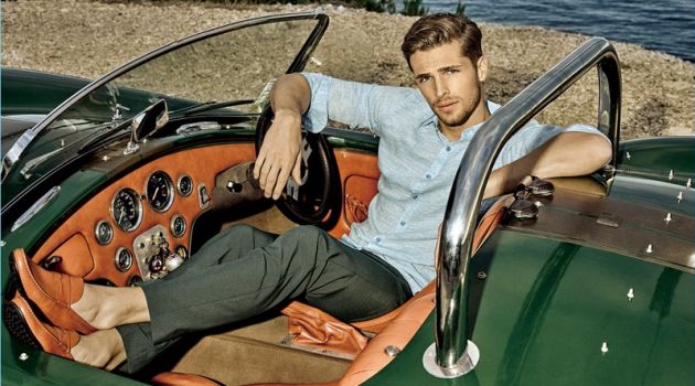 Edward Wilding Travels to Marseille for Autason Spring '18 Campaign Edward Wilding is a chic vision for Autason's spring-summer 2018 campaign.