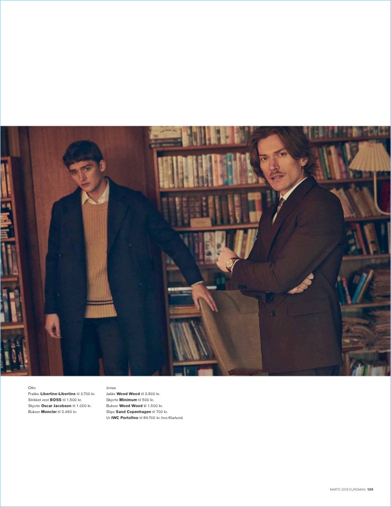 Otto Lotz Jonas Jacobsen Euroman 2018 Editorial