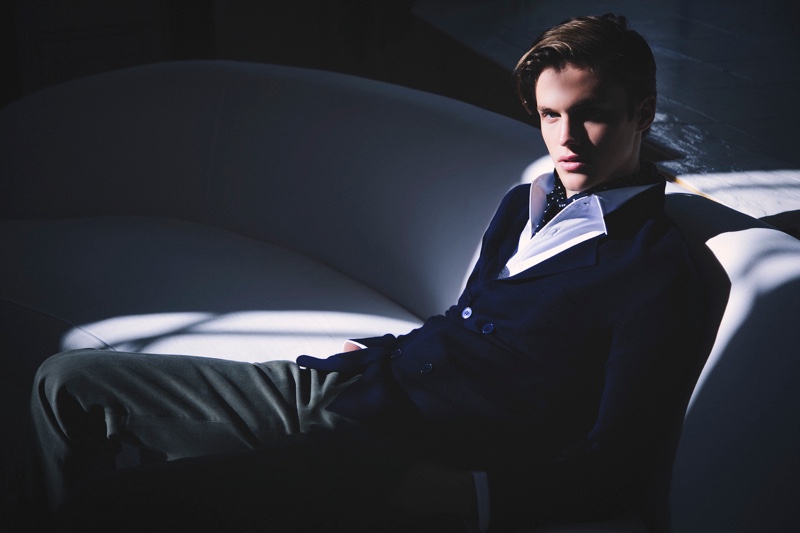 Dressed to impress, Model James Wyrick wears P Johnson Tailors.