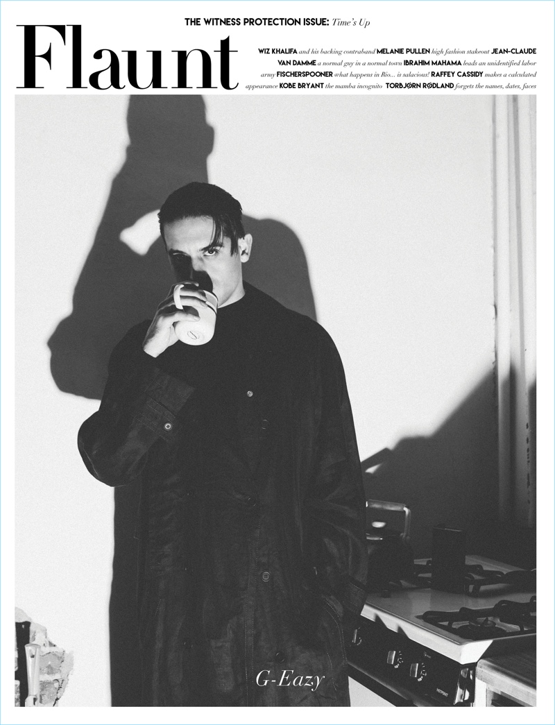 G-Eazy covers the latest issue of Flaunt magazine.