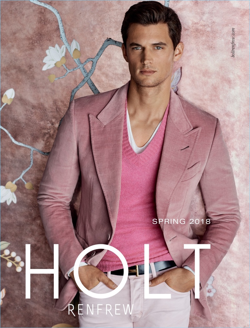 Garrett Neff covers Holt Renfrew's spring 2018 men's catalog.