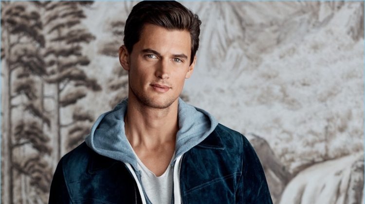 Garrett Neff Dons Designer Style for Holt Renfrew