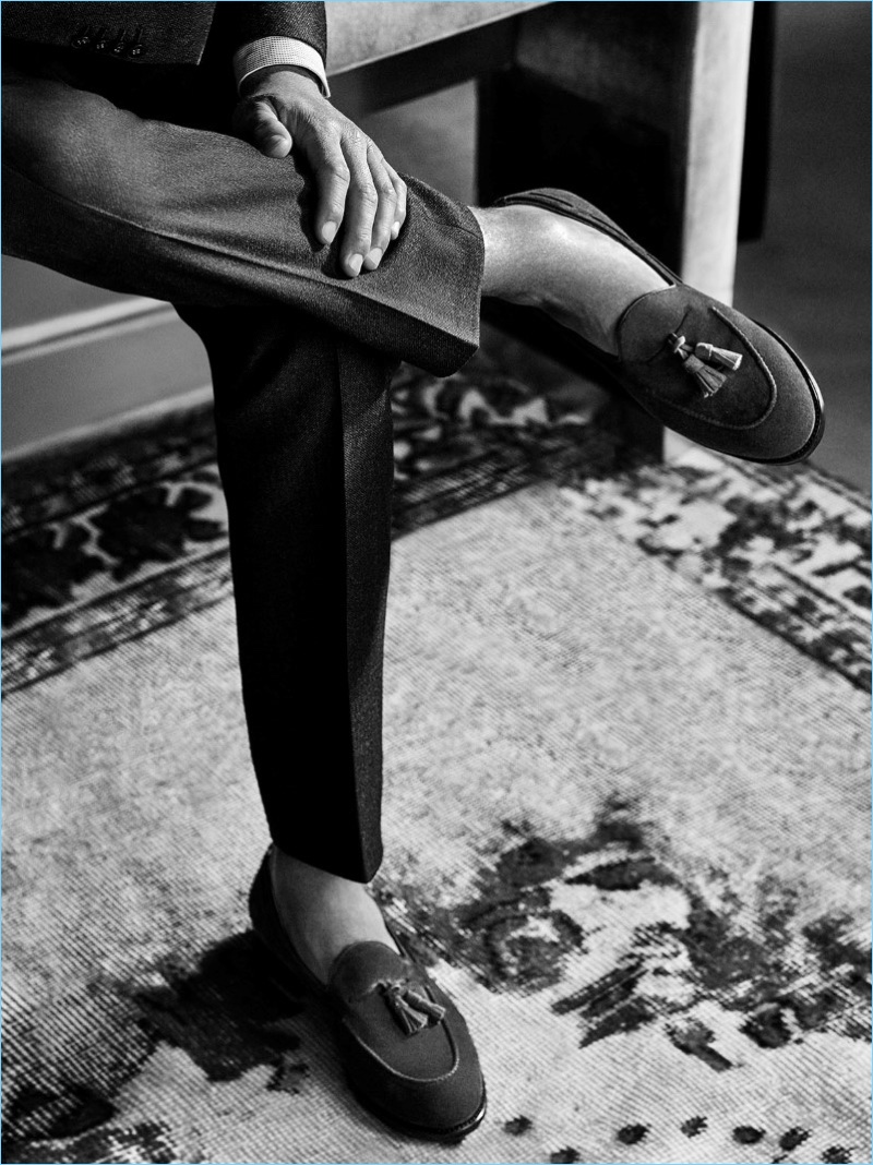 Giorgio Armani puts the spotlight on footwear for its Made to Measure campaign.