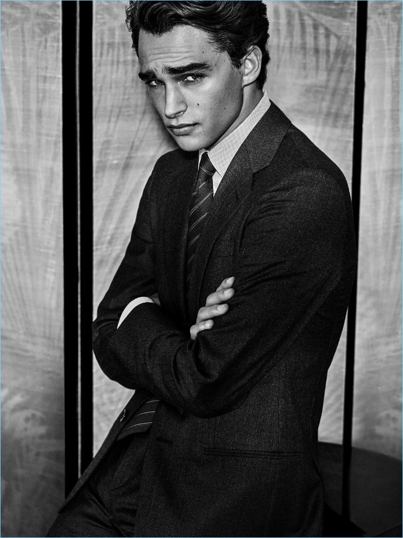 Pepe Barroso fronts Giorgio Armani's Made to Measure campaign.