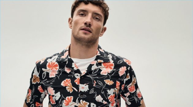 Jacob Coupe Dons Spring Looks for House of Fraser Shirt £120 Libertine T-Shirt £15 Linea Jeans £85 Levi's at House of Fraser