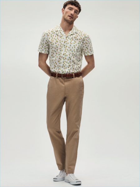 Shirt £55 Hymn Chino £35 Howick Belt £25 Howick at House of Fraser