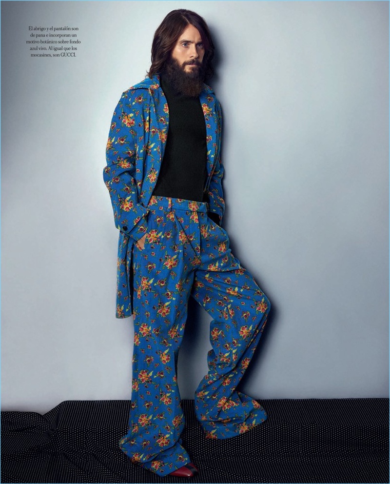 Connecting with Icon El País, Jared Leto wears Gucci.