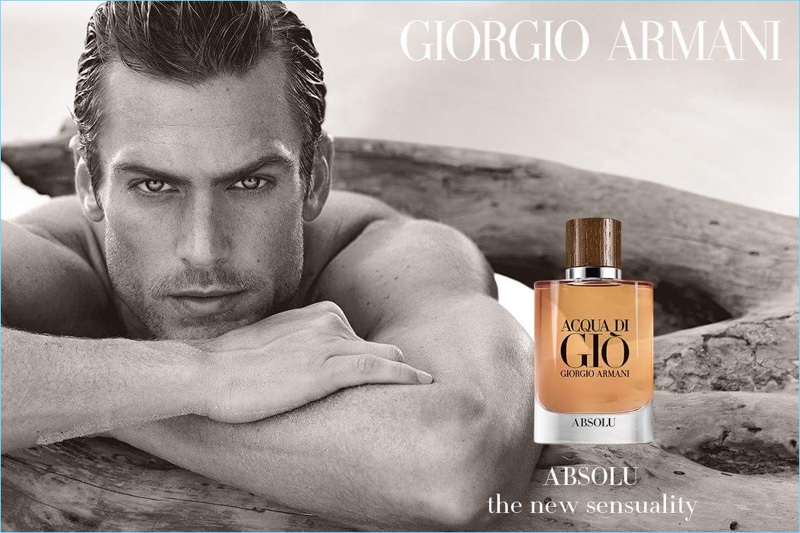 Jason Morgan stars in the Giorgio Armani Acqua di Giò Absolu fragrance campaign. » Jason Morgan Takes a Swim for Giorgio Armani Acqua di Giò Absolu Campaign Jason Morgan stars in the Giorgio Armani Acqua di Giò Absolu fragrance campaign.