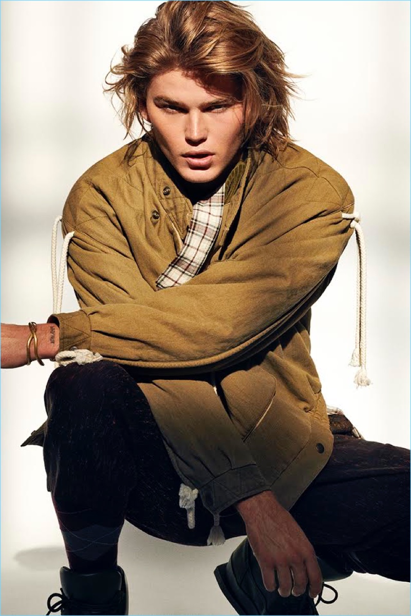 Jordan Barrett 2018 GQ Portugal Cover Photo Shoot 003