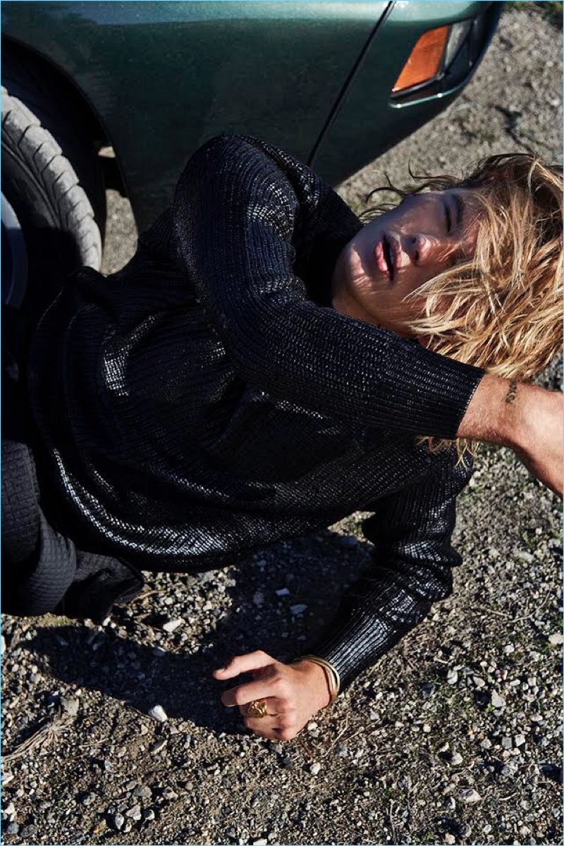 Jordan Barrett 2018 GQ Portugal Cover Photo Shoot 009