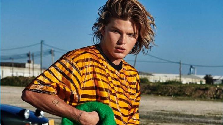 Jordan Barrett 2018 GQ Portugal Cover Photo Shoot 012