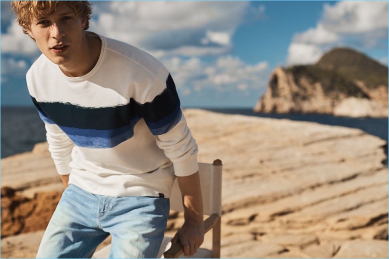 Marc O'Polo enlists Sven de Vries as the star of its spring-summer 2018 campaign.