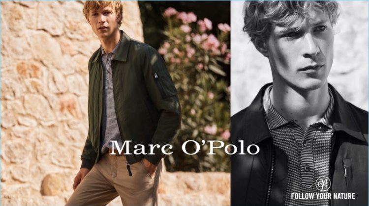 Sven de Vries stars in Marc O'Polo's spring-summer 2018 campaign.