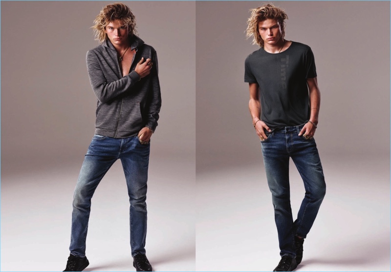 Showcasing Mavi's latest denim styles, Jordan Barrett appears in the brand's spring-summer 2018 lookbook. » Jordan Barrett Rocks Denim for Mavi Spring '18 Campaign Showcasing Mavi's latest denim styles, Jordan Barrett appears in the brand's spring-summer 2018 lookbook.