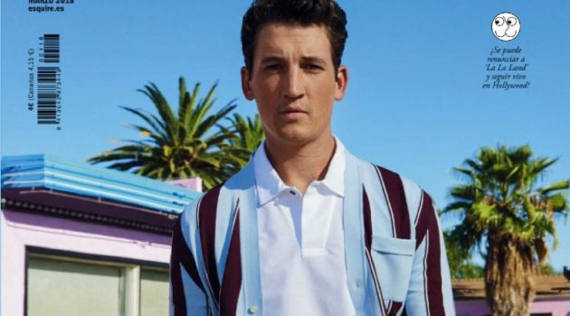 Miles Teller Covers Esquire España, Discusses Navigating Career Miles Teller covers the March 2018 issue of Esquire España.