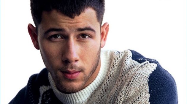 Nick Jonas Rocks Designer Looks for GQ Thailand Cover Shoot Singer Nick Jonas wears a sweater by 3.1 Phillip Lim.