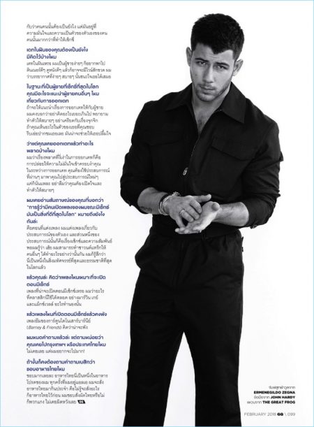 Nick Jonas Rocks Designer Looks for GQ Thailand Cover Shoot
