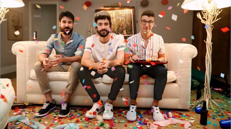 AJR stars in Original Penguin's spring-summer 2018 campaign.