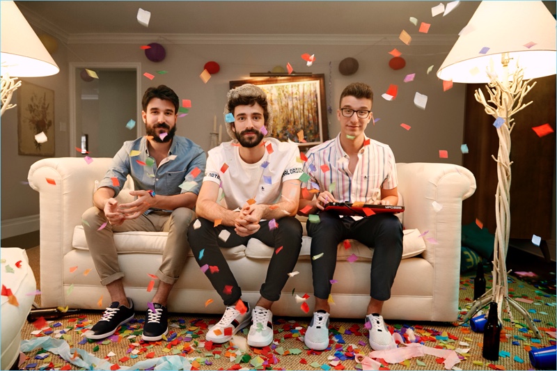 AJR stars in Original Penguin's spring-summer 2018 campaign.