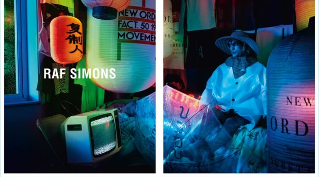 Raf Simons Unveils Chinese Inspired Spring '18 Campaign Model Luca Lemaire stars in Raf Simons' spring-summer 2018 campaign.