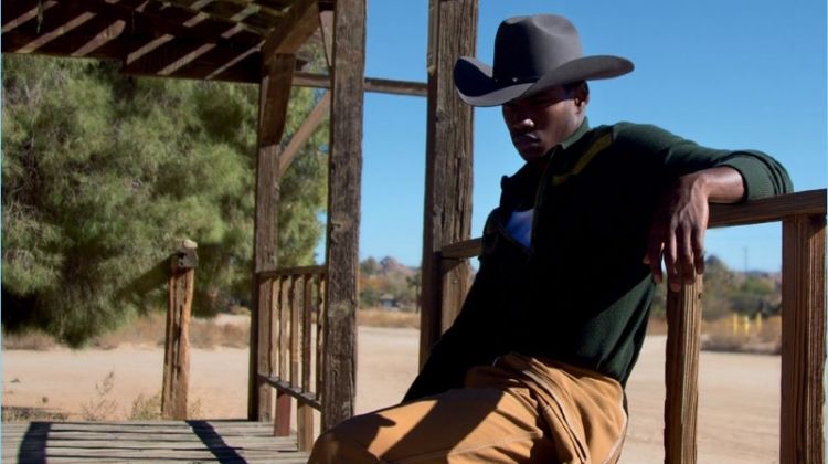 Go West: Ronald Epps Channels Cowboy Style for GQ Brasil