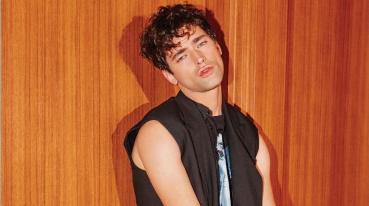 Sean O’Pry Models Designer Looks for Vogue Korea