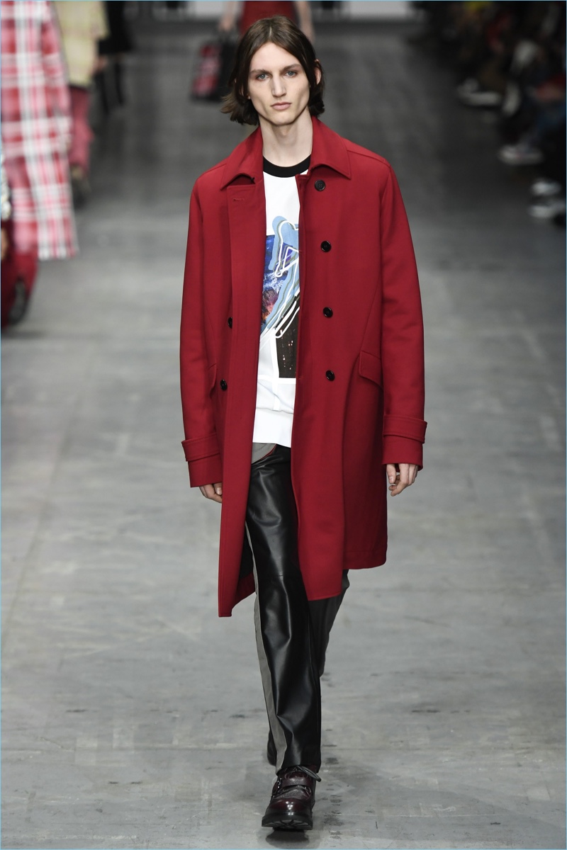 Trussardi Fall 2018 Men's Collection Runway Show