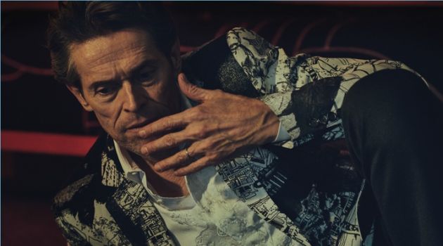 Willem Dafoe Covers Essential Homme, Reflects on Career Connecting with Essential Homme, Willem Dafoe sports a dapper look from Alexander McQueen.