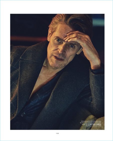 Willem Dafoe Covers Essential Homme, Reflects on Career