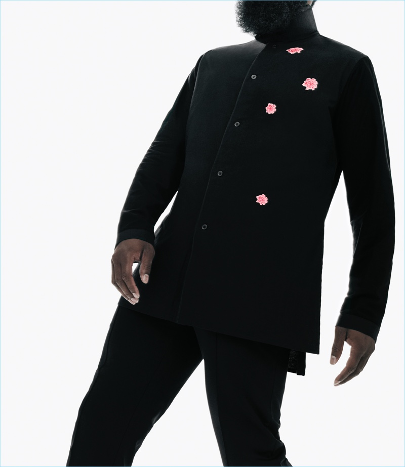A Y-3 jacket features the Botan flower, which represents honor, respect, and good fortune. » Y-3 Releases James Harden Inspired Capsule Collection A Y-3 jacket features the Botan flower, which represents honor, respect, and good fortune.