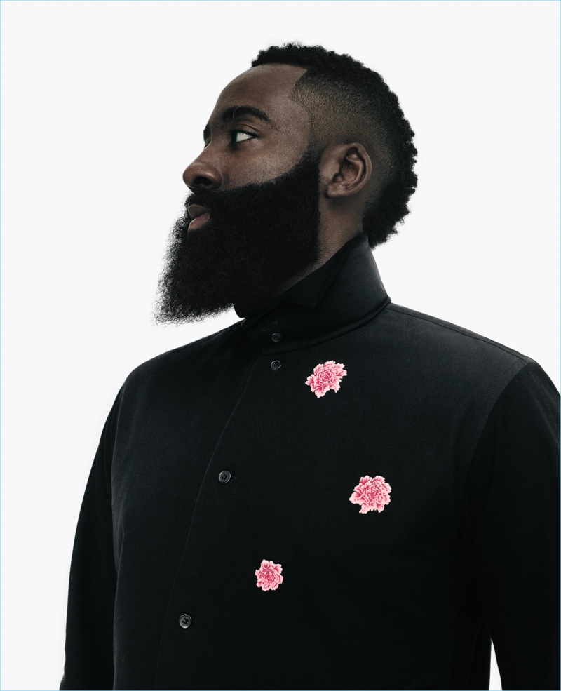 Houston Rockets player James Harden links up with Y-3 for a capsule collection.