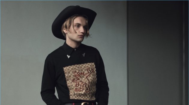 Lukas Ionesco Rocks Western Style by Coach 1941 for Another Man Lukas Ionesco Rocks Western Style by Coach 1941 for Another Man