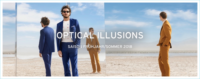 Anson's enlists Justice Joslin and Roberto Sipos as the stars of its spring-summer 2018 campaign.