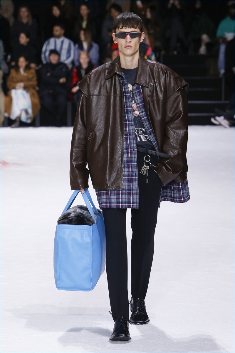 balenciaga menswear runway